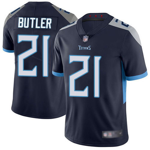 Tennessee Titans Limited Navy Blue Men Malcolm Butler Home Jersey NFL Football #21 Vapor Untouchable->tennessee titans->NFL Jersey